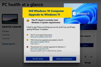 Windows 10 to Windows 11 upgrade on unsupported Hardware